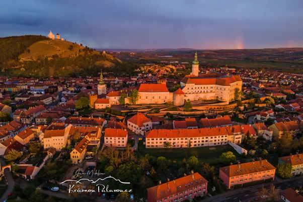 Aprílový Mikulov z nadhledu
