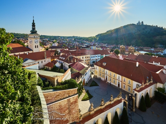 Mikulov ze zámecké terasy