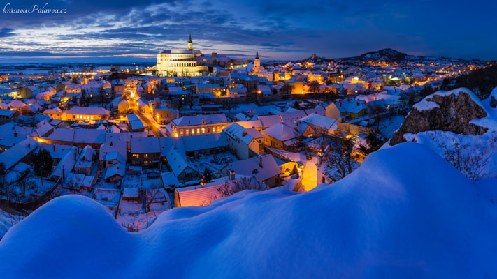 Zasněžený Mikulov