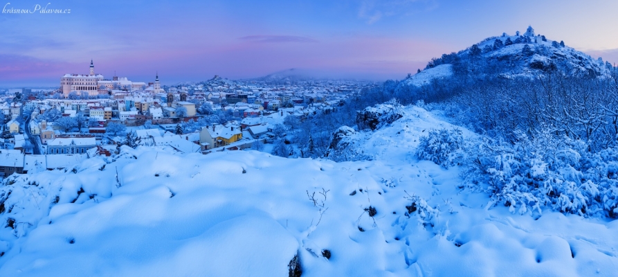 Zima na Olivetské hoře